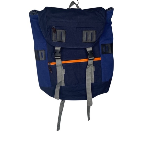 Old Navy Anorak Panel Canvas Sack (Size:OS, Color:Navy/Blue/Black/Gray) - Picture 1 of 2